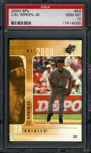 2000 SPx #54 Cal Ripken PSA 10 #17414000