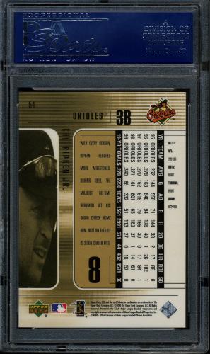 2000 SPx #54 Cal Ripken PSA 10 #17414000 - Back
