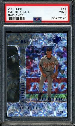 2000 SPx Radiance #54 Cal Ripken PSA 9 #80239126