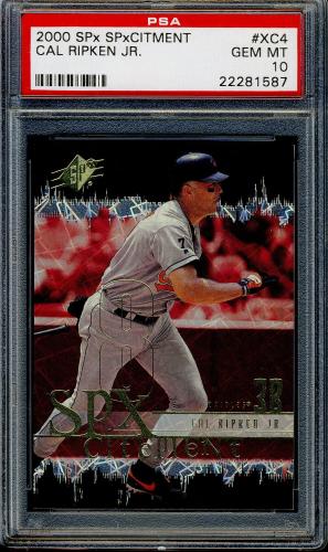 2000 SPx SPXcitement #XC4 Cal Ripken PSA 10 #22281587