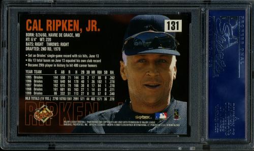 2000 Skybox Dominion #131 Cal Ripken PSA 10 #16714442 - Back
