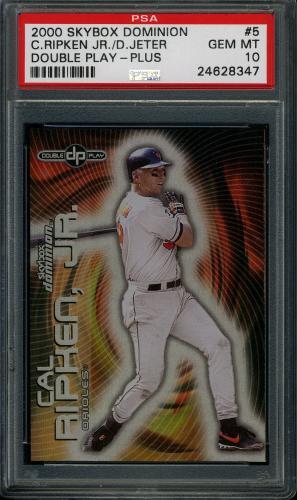 2000 Skybox Dominion Double Play Plus #DP5 C.Ripken/D.Jeter PSA 10 #24628347