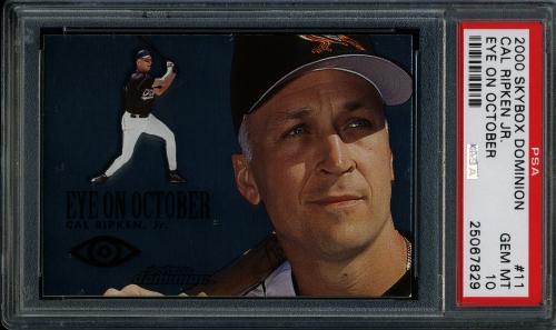 2000 Skybox Dominion Eye on October #EO11 Cal Ripken PSA 10 #25067829