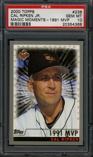 2000 Topps #238 C.Ripken MM 1991 MVP PSA 10 #20354368