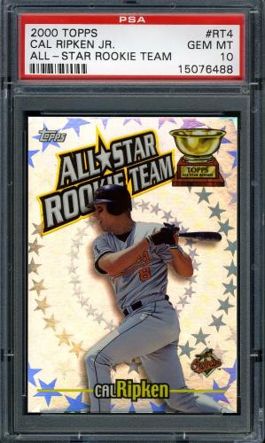 2000 Topps All-Star Rookie Team #RT4 Cal Ripken PSA 10 #15076488