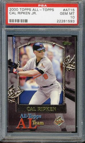 2000 Topps All-Topps #AT15 Cal Ripken PSA 10 #22281593