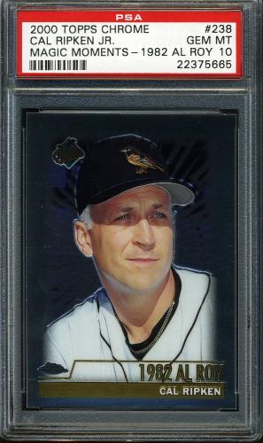 2000 Topps Chrome #238 C.Ripken MM 1982 ROY PSA 10 #22375665