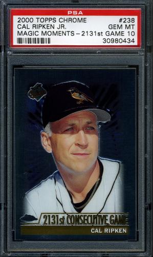 2000 Topps Chrome #238 C.Ripken MM 2131 Game PSA 10 #30980434