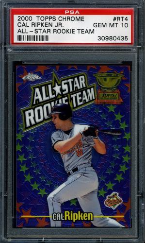 2000 Topps Chrome All-Star Rookie Team #RT4 Cal Ripken PSA 10 #30980435