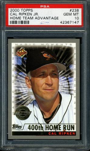 2000 Topps Home Team Advantage #238 C.Ripken MM 400th HR PSA 10 #42367147