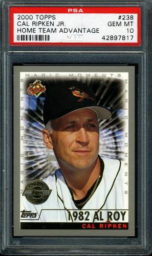 2000 Topps Home Team Advantage #238 C.Ripken MM 1982 ROY PSA 10 #42897817
