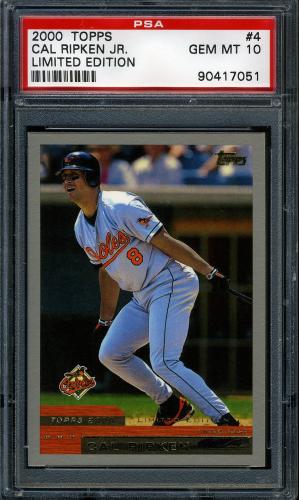 2000 Topps Limited #004 Cal Ripken PSA 10 #90417051