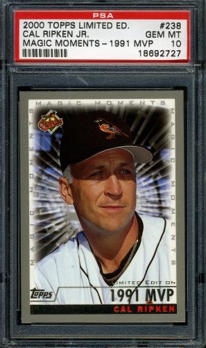 2000 Topps Limited #238 C.Ripken MM 1991 MVP PSA 10 #18692727