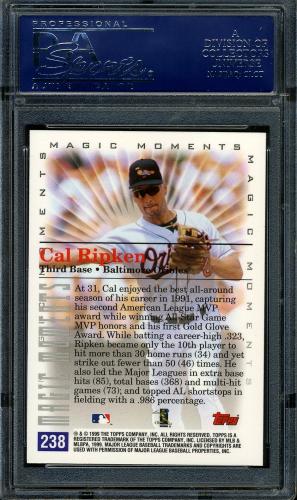 2000 Topps Limited #238 C.Ripken MM 1991 MVP PSA 10 #18692727 - Back