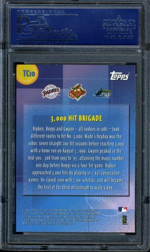 2000 Topps Limited Combos #TC10 3000 Hit Brigade PSA 10 #17238230 - Back