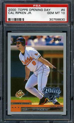 2000 Topps Opening Day #004 Cal Ripken PSA 10 #30758830