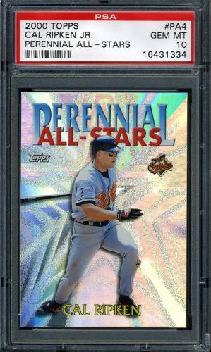 2000 Topps Perennial All-Stars #PA4 Cal Ripken PSA 10 #16431334