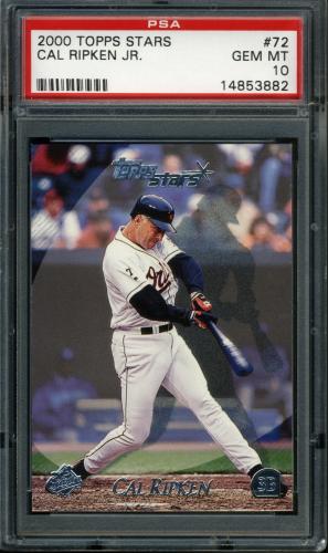 2000 Topps Stars #072 Cal Ripken PSA 10 #14853882