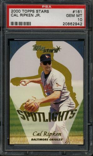 2000 Topps Stars #161 Cal Ripken SPOT PSA 10 #20862942