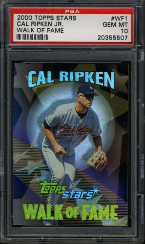 2000 Topps Stars Walk of Fame #WF1 Cal Ripken PSA 10 #20355507