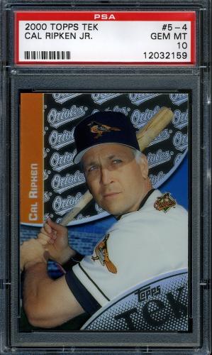 2000 Topps Tek #5-04 Cal Ripken PSA 10 #12032159