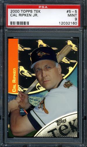 2000 Topps Tek #5-05 Cal Ripken PSA 9 #12032160