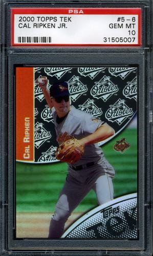 2000 Topps Tek #5-06 Cal Ripken PSA 10 #31505007