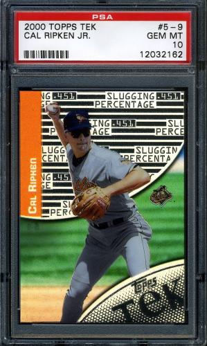 2000 Topps Tek #5-09 Cal Ripken PSA 10 #12032162