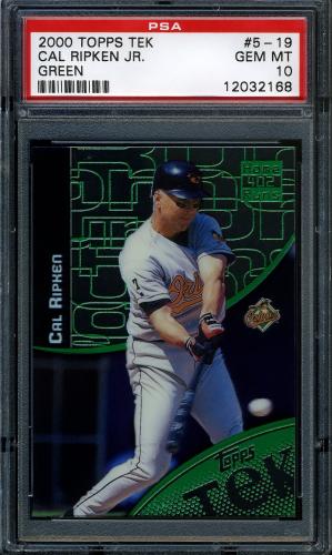 2000 Topps Tek Color #5-19 Cal Ripken PSA 10 #12032168