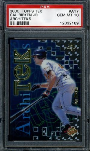 2000 Topps Tek Architeks #A17 Cal Ripken PSA 10 #12032169