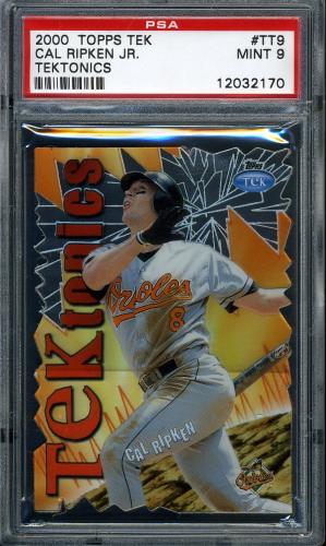 2000 Topps Tek Tektonics #TT9 Cal Ripken PSA 9 #12032170