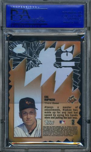 2000 Topps Tek Tektonics #TT9 Cal Ripken PSA 9 #12032170 - Back