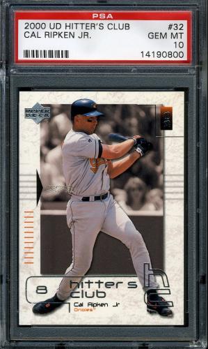 2000 Upper Deck Hitter's Club #32 Cal Ripken PSA 10 #14190800