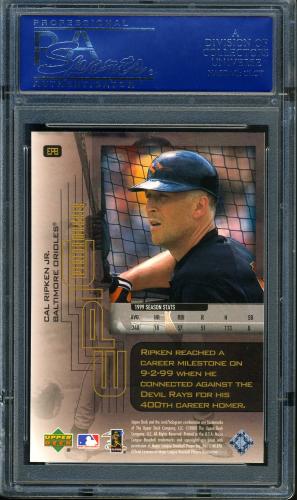 2000 Upper Deck Hitter's Club Epic Performances #EP8 Cal Ripken PSA 10 #15913972 - Back