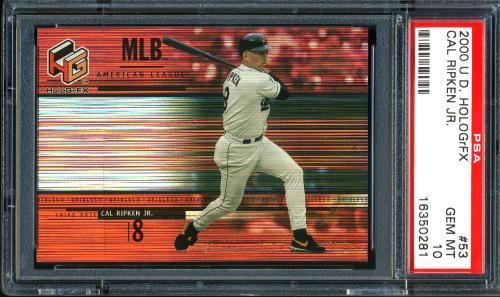 2000 Upper Deck HoloGrFX #53 Cal Ripken PSA 10 #16350281