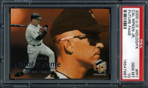 2000 Upper Deck HoloGrFX Future Fame #FF1 Cal Ripken PSA 10 #16547987