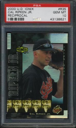 2000 UD Ionix Reciprocal #R35 Cal Ripken PSA 10 #43138621