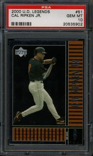 2000 Upper Deck Legends #051 Cal Ripken PSA 10 #20535902