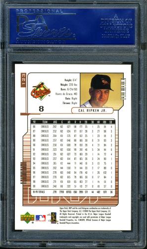 2000 Upper Deck MVP #123 Cal Ripken PSA 10 #17177358 - Back