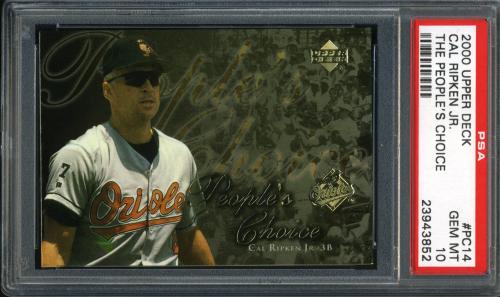 2000 Upper Deck People's Choice #PC14 Cal Ripken PSA 10 #23943852