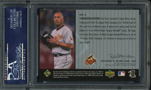 2000 Upper Deck A Piece of History 3000 Club #CR-J C.Ripken Jersey/350 PSA 8 #22467960 - Back