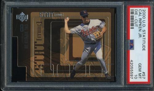 2000 Upper Deck Statitude Die Cuts #S7 Cal Ripken PSA 10 #42055597
