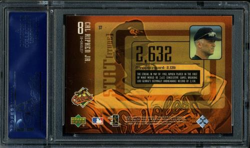 2000 Upper Deck Statitude #S7 Cal Ripken PSA 10 #19789465 - Back