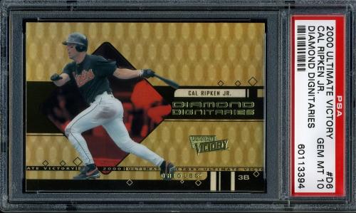 2000 Upper Deck Ultimate Victory Diamond Dignitaries #D6 Cal Ripken PSA 10 #60113394