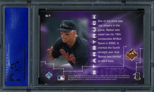 2000 Upper Deck Ultimate Victory Starstruck #S7 Cal Ripken PSA 10 #90325996 - Back