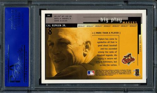 2000 Upper Deck Victory #390 Cal Ripken BPM PSA 10 #30980461 - Back