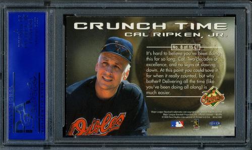 2000 Ultra Crunch Time #8 Cal Ripken PSA 9 #30980450 - Back
