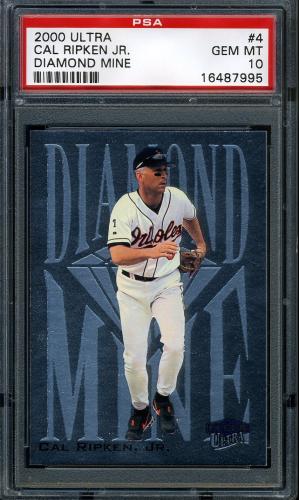 2000 Ultra Diamond Mine #4 Cal Ripken PSA 10 #16487995