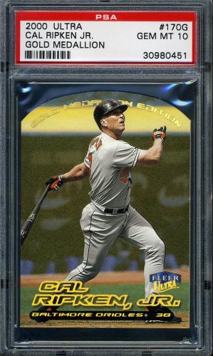 2000 Ultra Gold Medallion #170 Cal Ripken PSA 10 #30980451