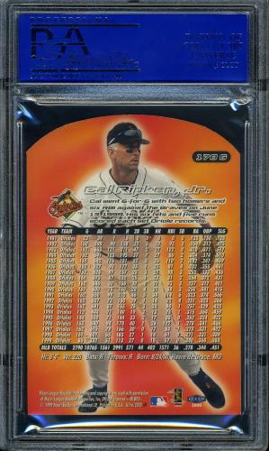 2000 Ultra Gold Medallion #170 Cal Ripken PSA 10 #30980451 - Back